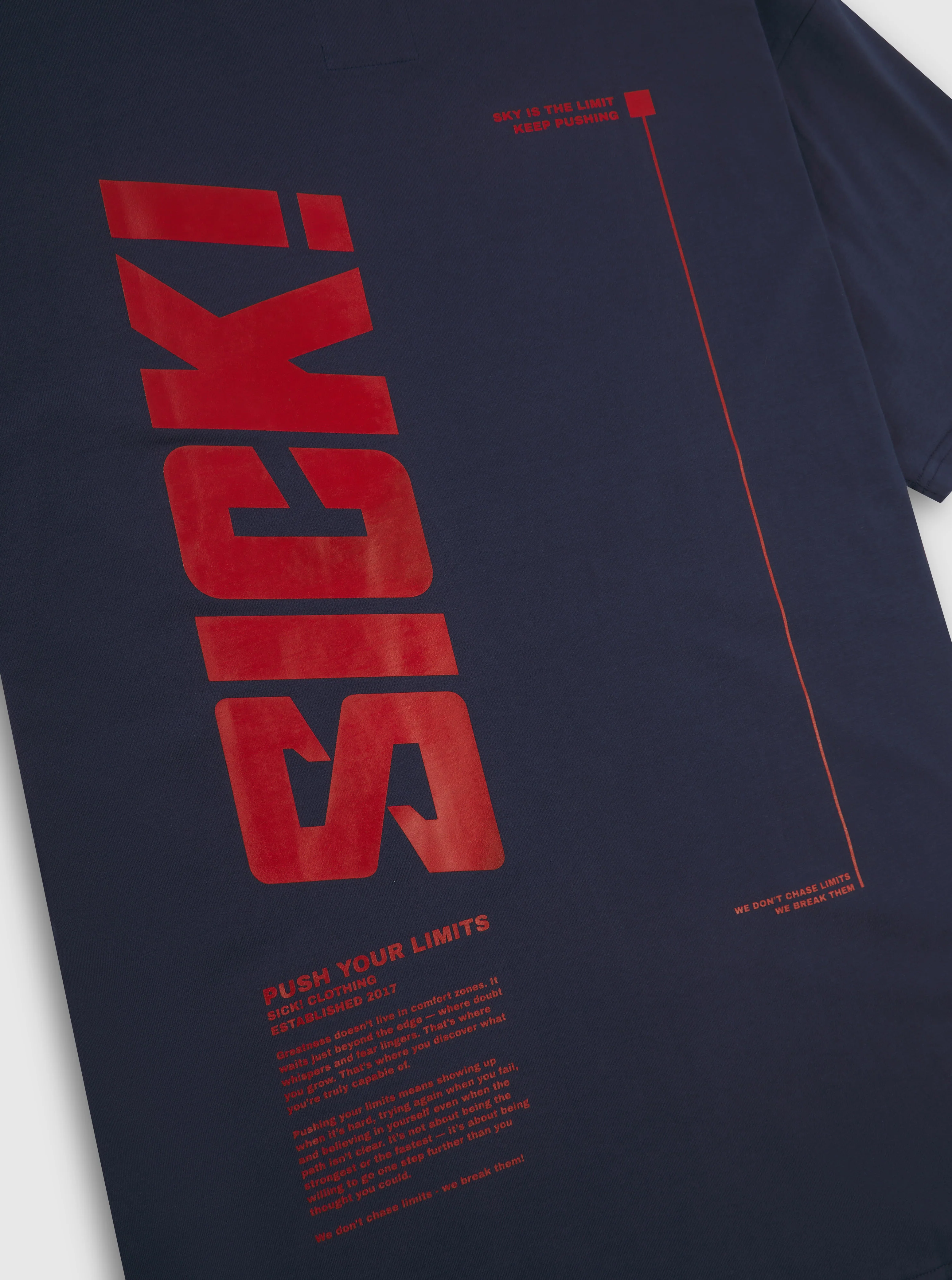T-Shirt "Sky is the Limit - Navy ED." - Image 4