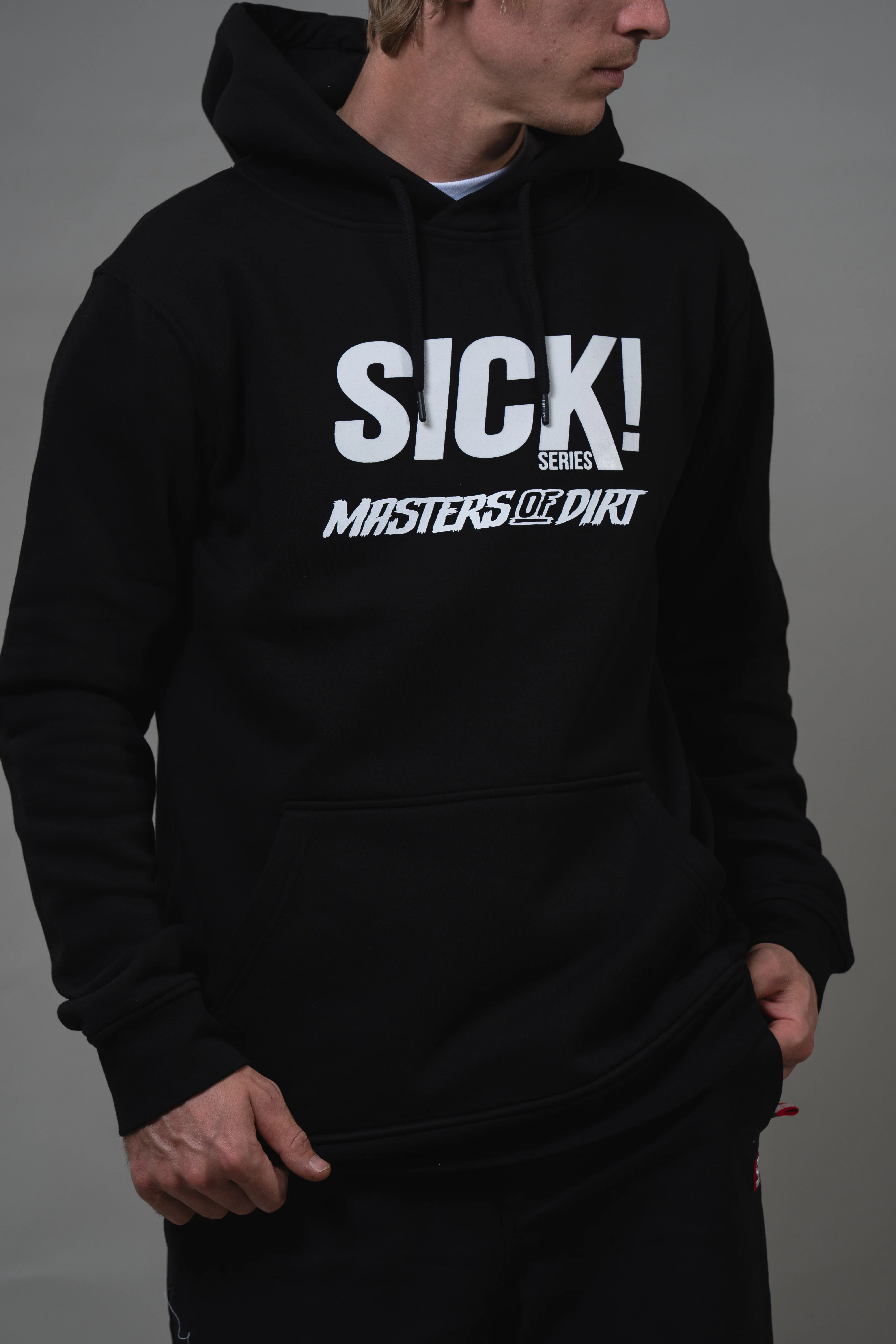 SICK! x M.O.D Collab Retro Hoodie - Black Edition - Image 4