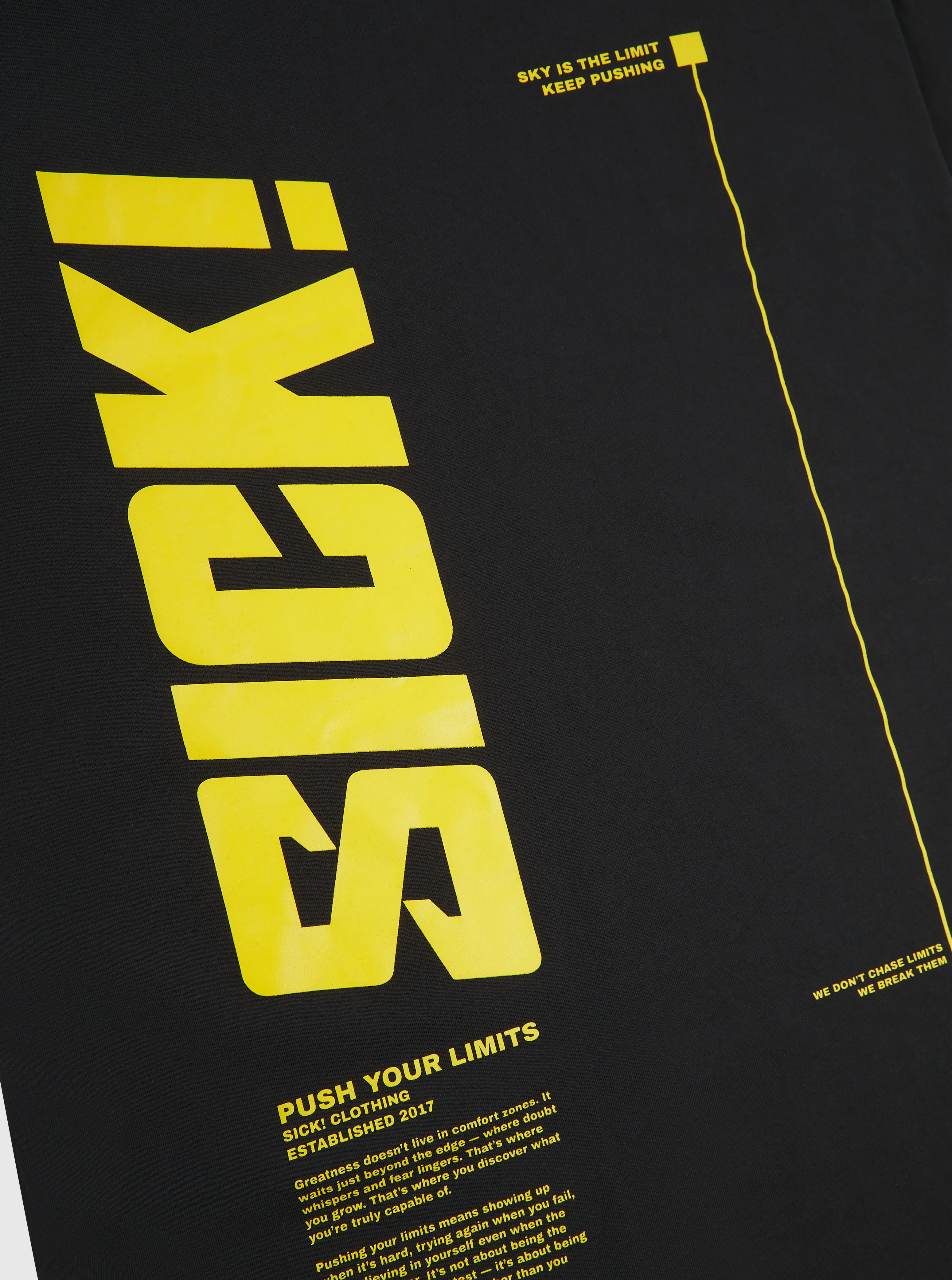 T-Shirt "Sky is the Limit - BLACK ED." - Image 4